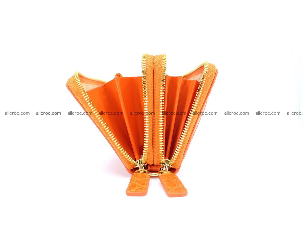 Crocodile skin wallet 2-zips 1008 Foto 12