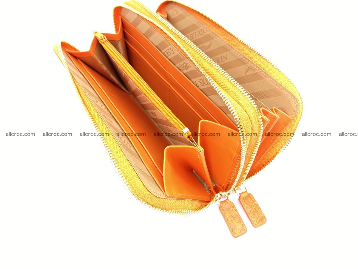 Crocodile skin wallet 2-zips 1008 Foto 13