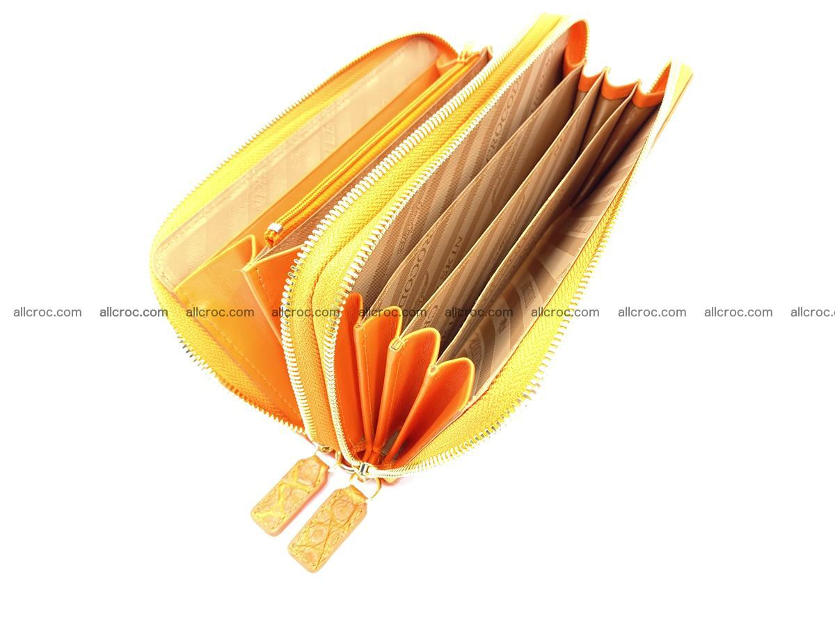 Crocodile skin wallet 2-zips 1008 Foto 14