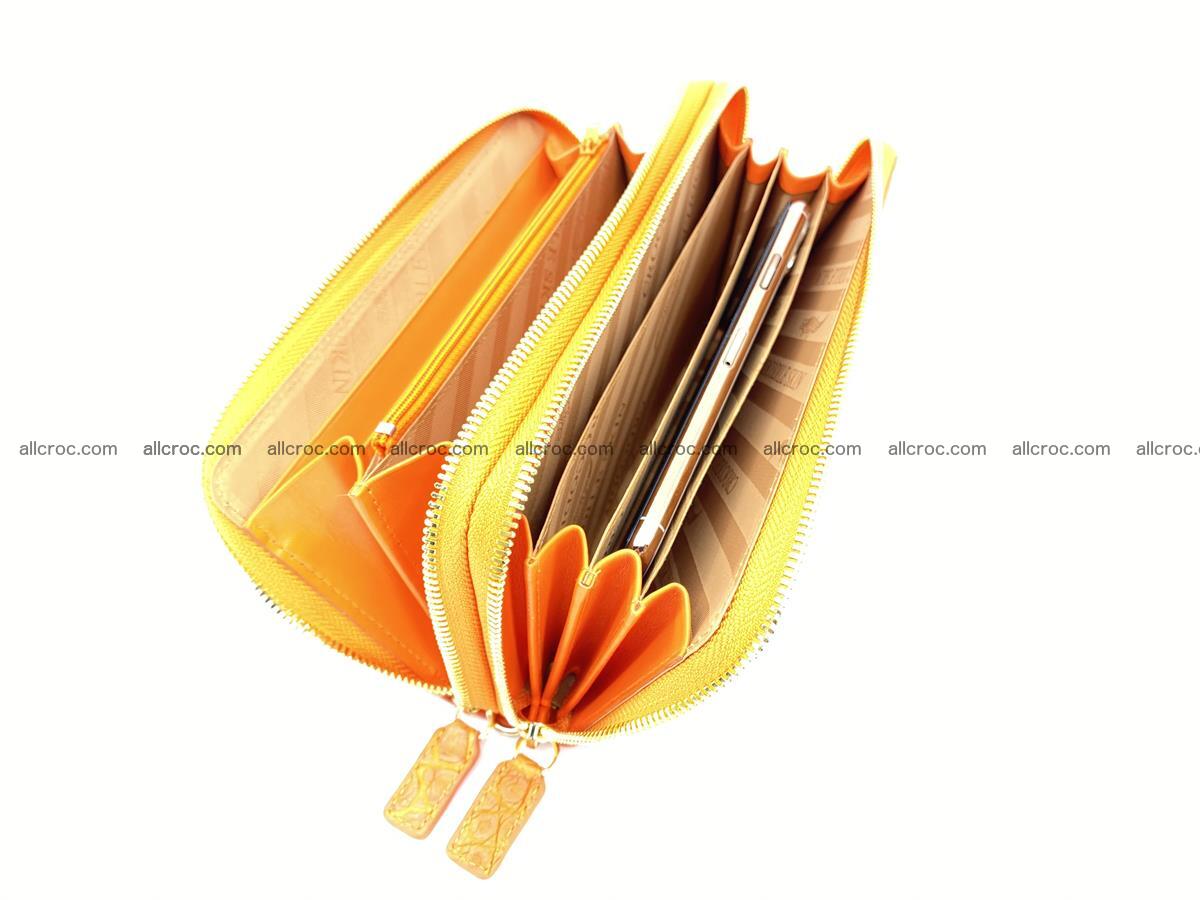 Crocodile skin wallet 2-zips 1008 Foto 15