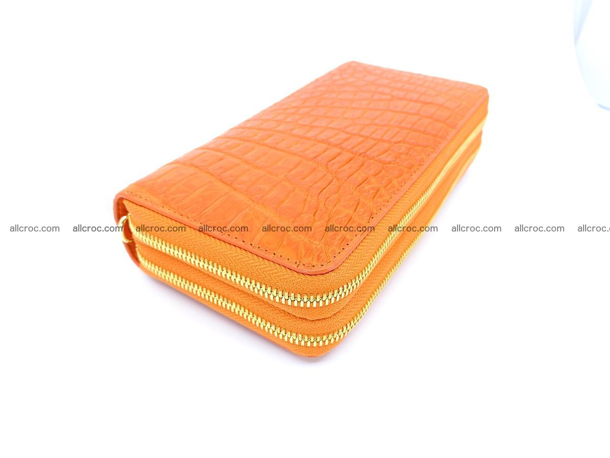 Crocodile skin wallet 2-zips 1008 Foto 2