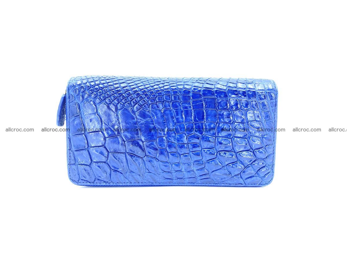 Crocodile skin wallet 2-zips 1009 Foto 4