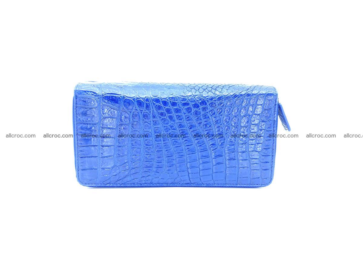 Crocodile skin wallet 2-zips 1009 Foto 5