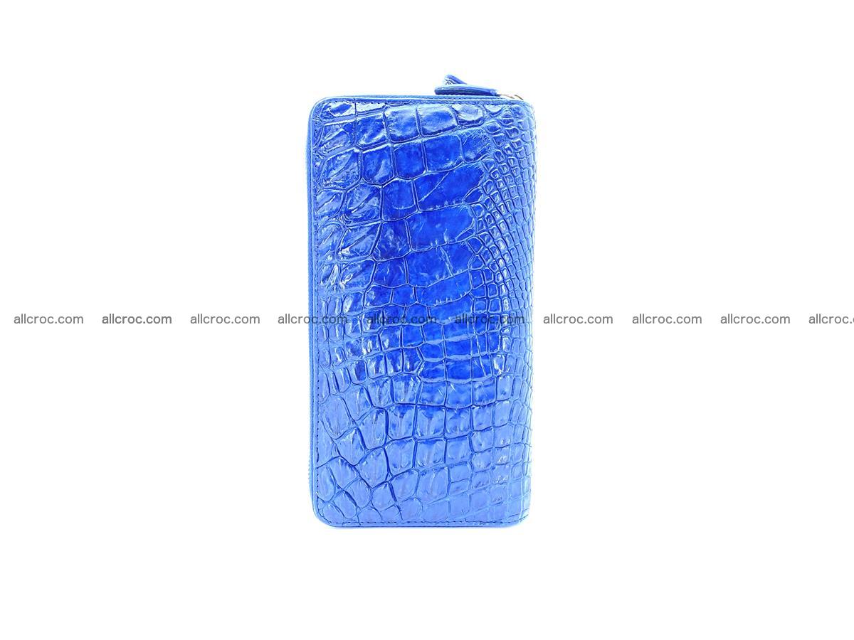 Crocodile skin wallet 2-zips 1009 Foto 7