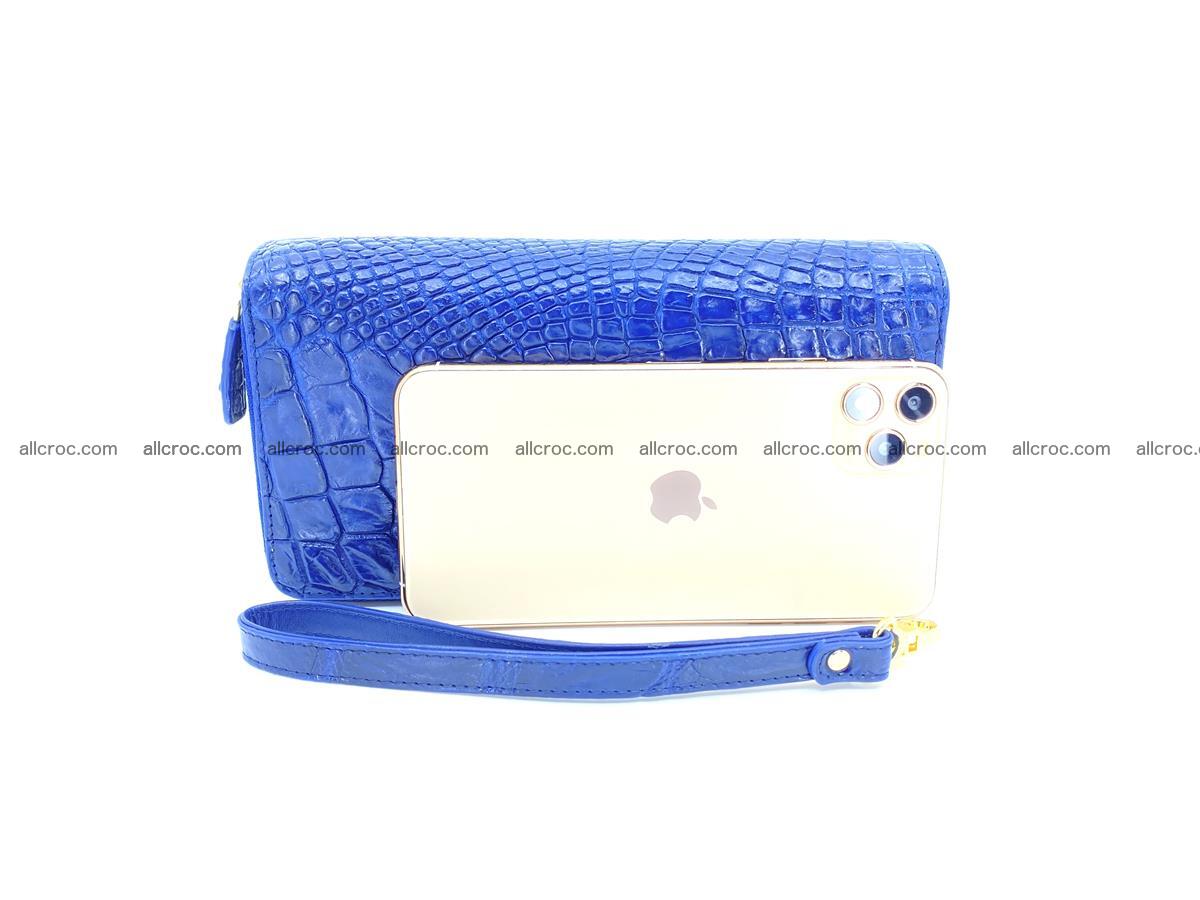 Crocodile skin wallet 2-zips 1009 Foto 9