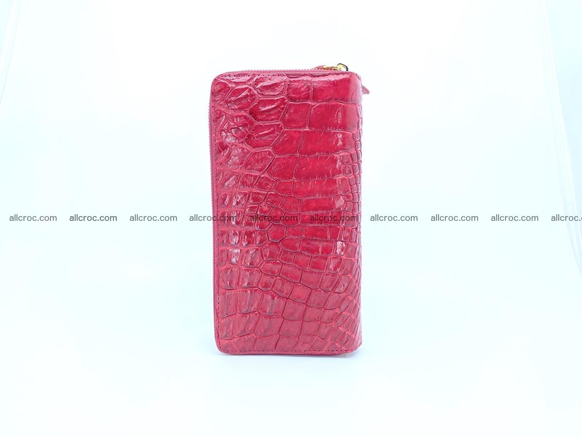 Crocodile skin wallet 2-zips 1007 Foto 6