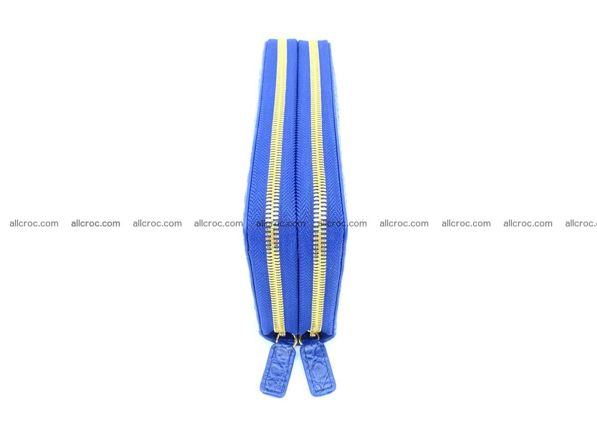 Crocodile skin wallet 2-zips 1009 Foto 11