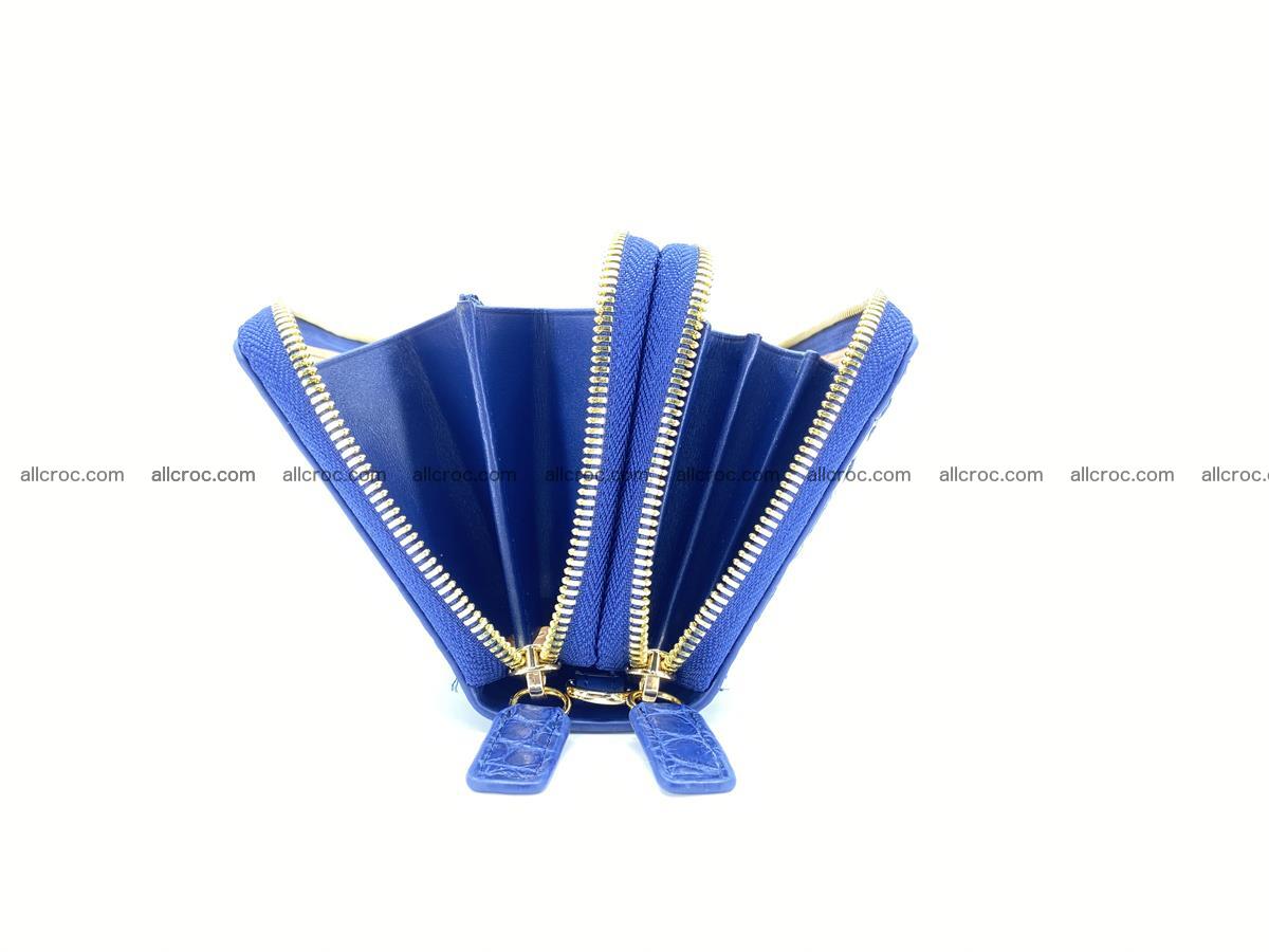 Crocodile skin wallet 2-zips 1009 Foto 12
