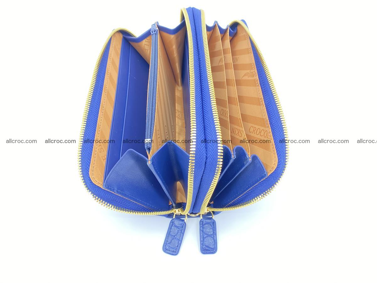 Crocodile skin wallet 2-zips 1009 Foto 15