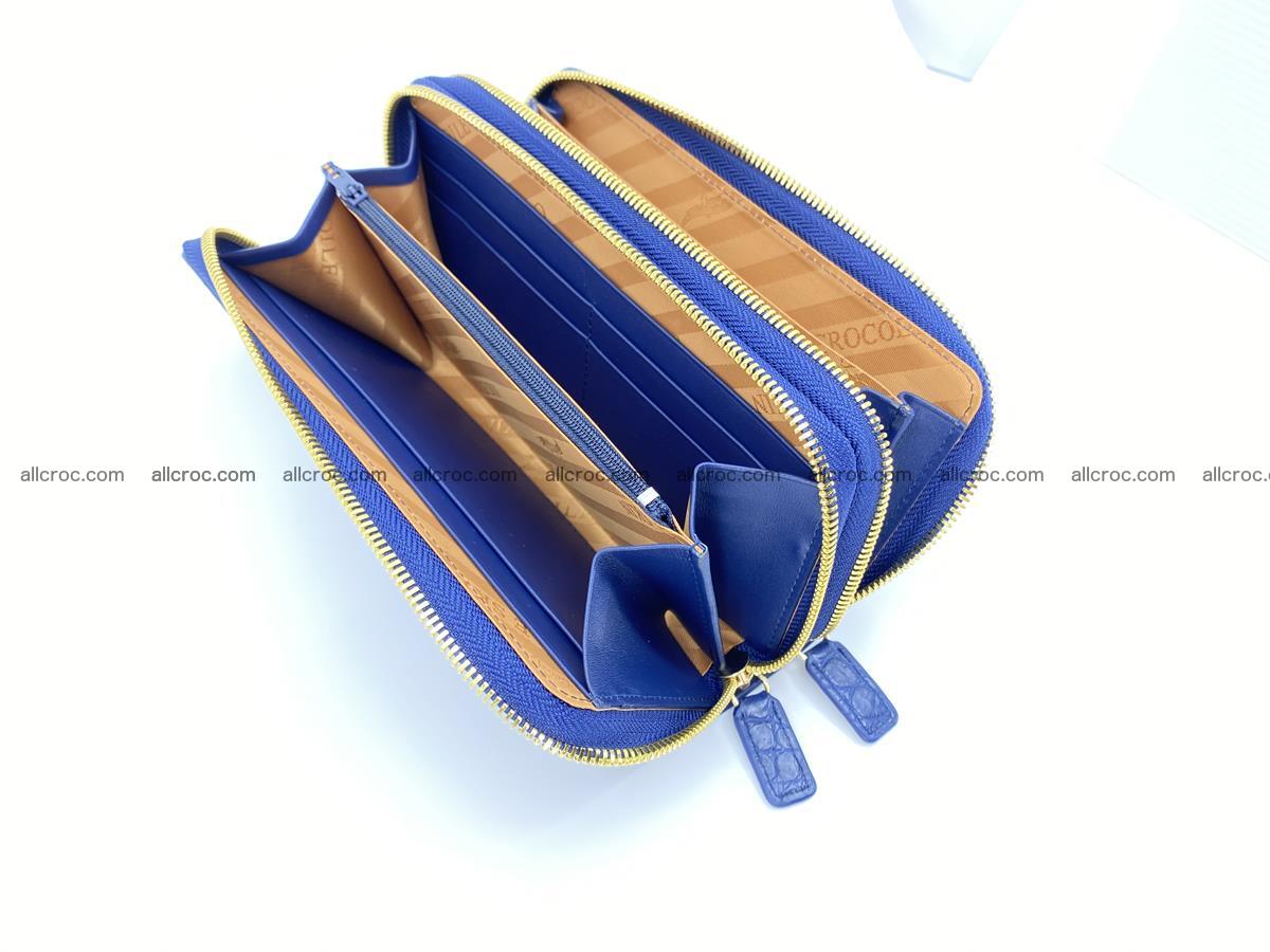 Crocodile skin wallet 2-zips 1009 Foto 16