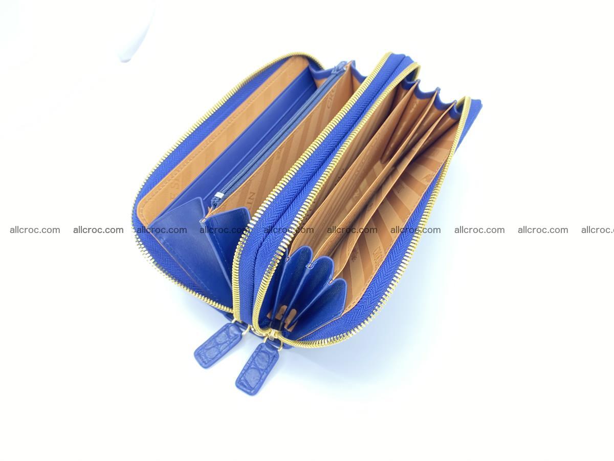 Crocodile skin wallet 2-zips 1009 Foto 13