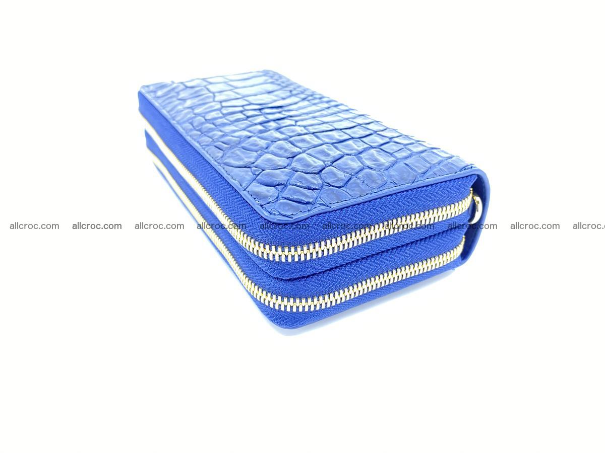 Crocodile skin wallet 2-zips 1009 Foto 3