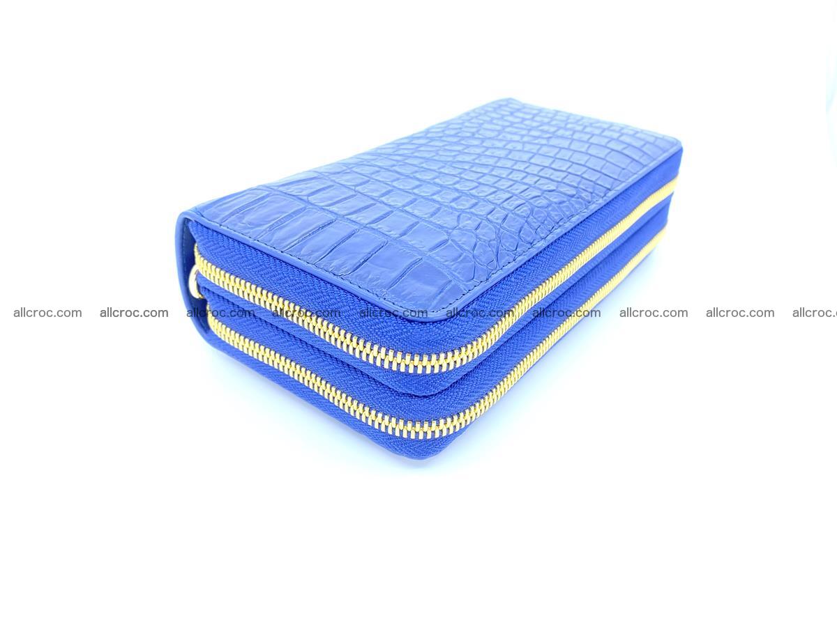 Crocodile skin wallet 2-zips 1009 Foto 2