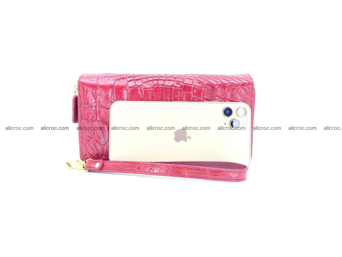 Crocodile skin wallet 2-zips 1007 Foto 10