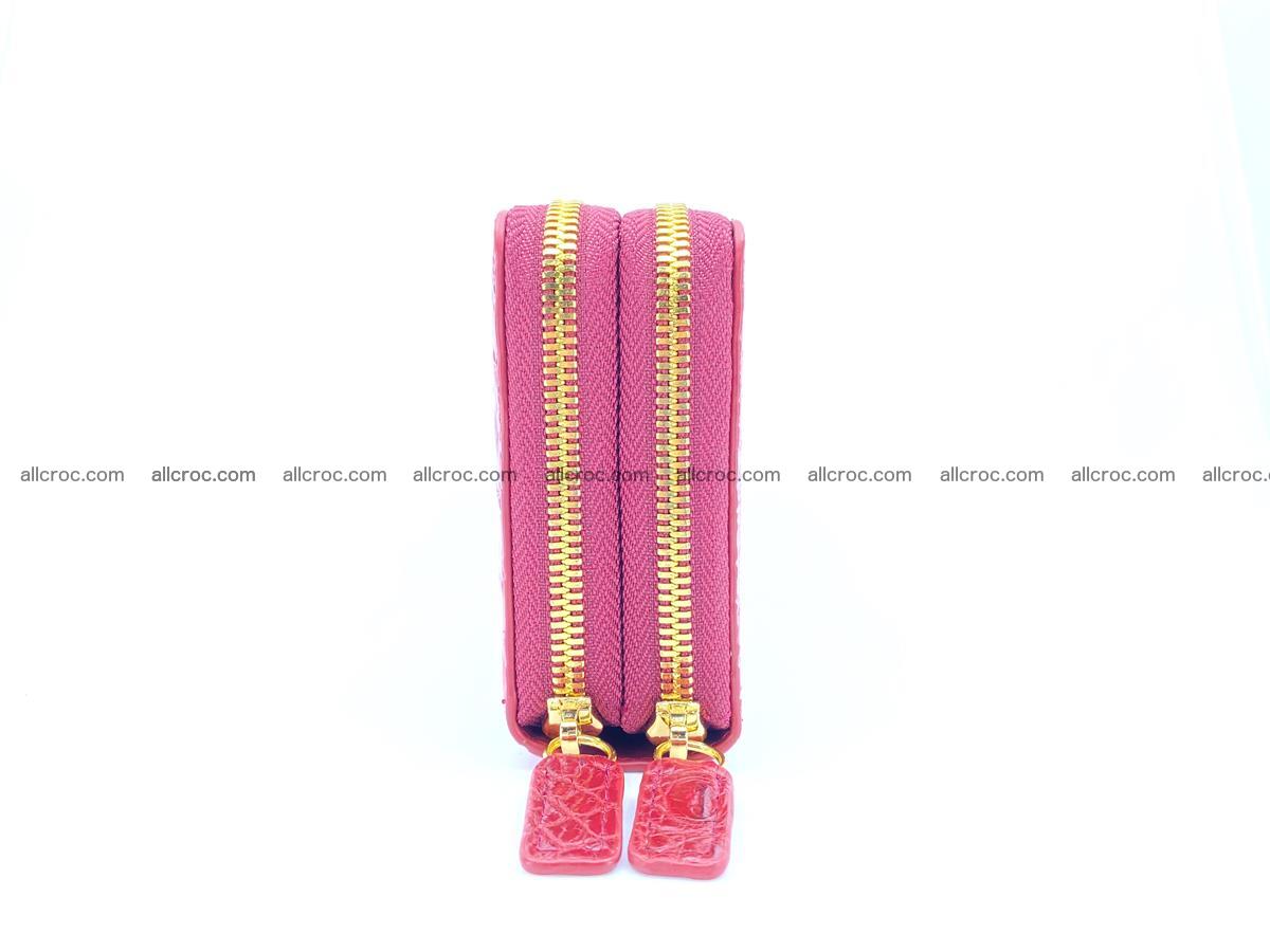 Crocodile skin wallet 2-zips 1007 Foto 11