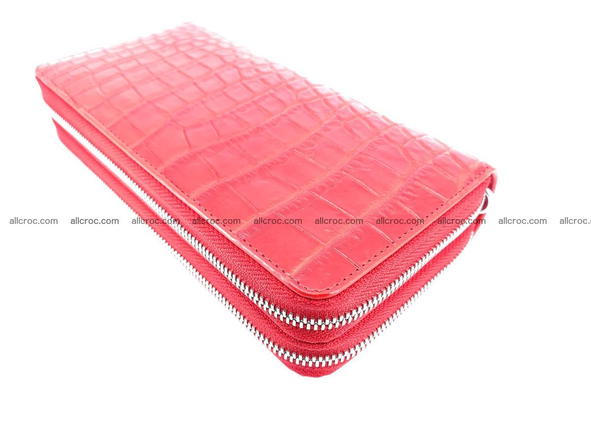 Crocodile skin wallet 2-zips 523 Foto 2