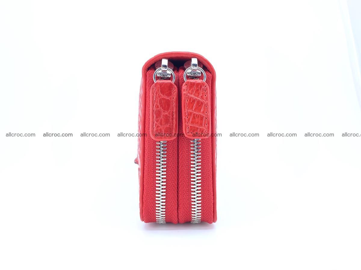 Crocodile skin wallet 2-zips 523 Foto 11