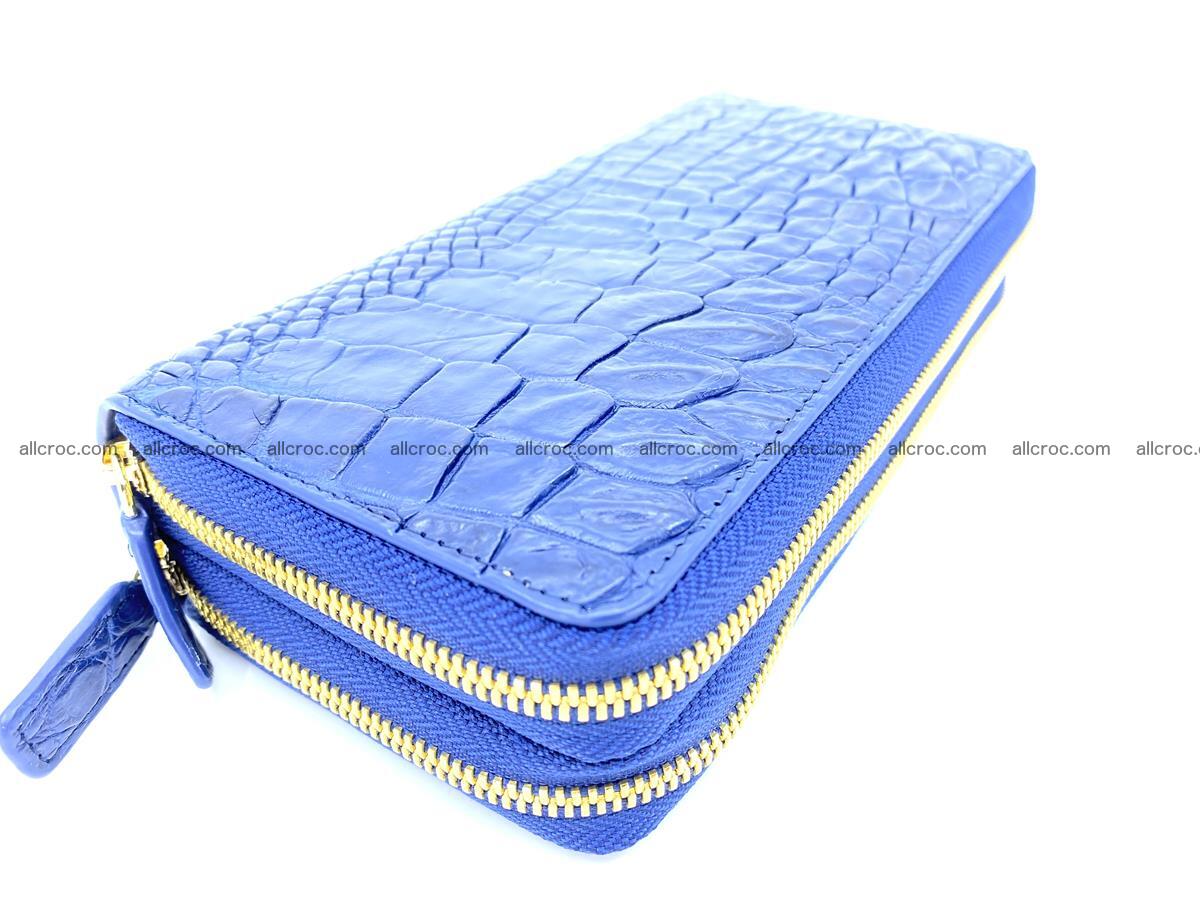 Crocodile skin wallet 2-zips 1009 Foto 1