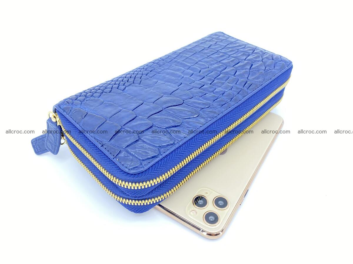 Crocodile skin wallet 2-zips 1009 Foto 0