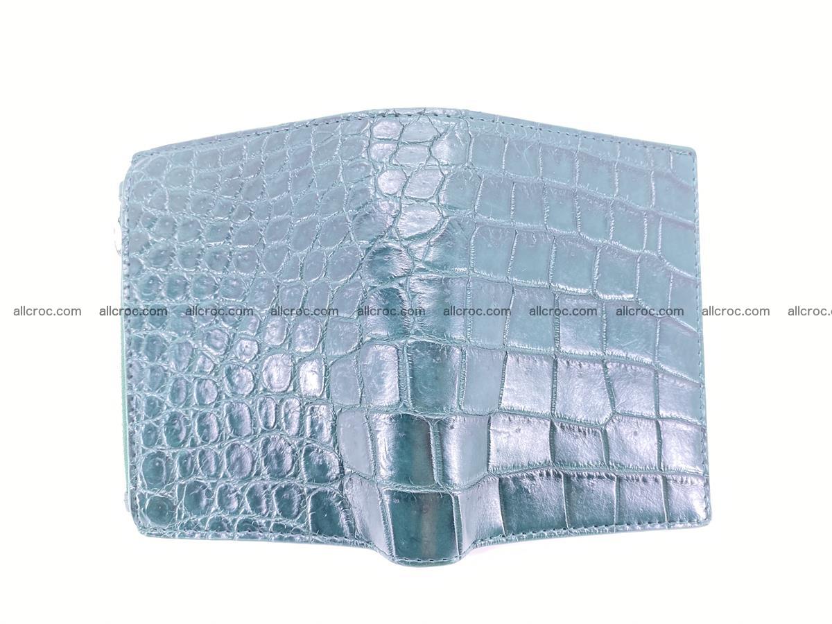 Crocodile leather vertical wallet HK 635 Foto 2