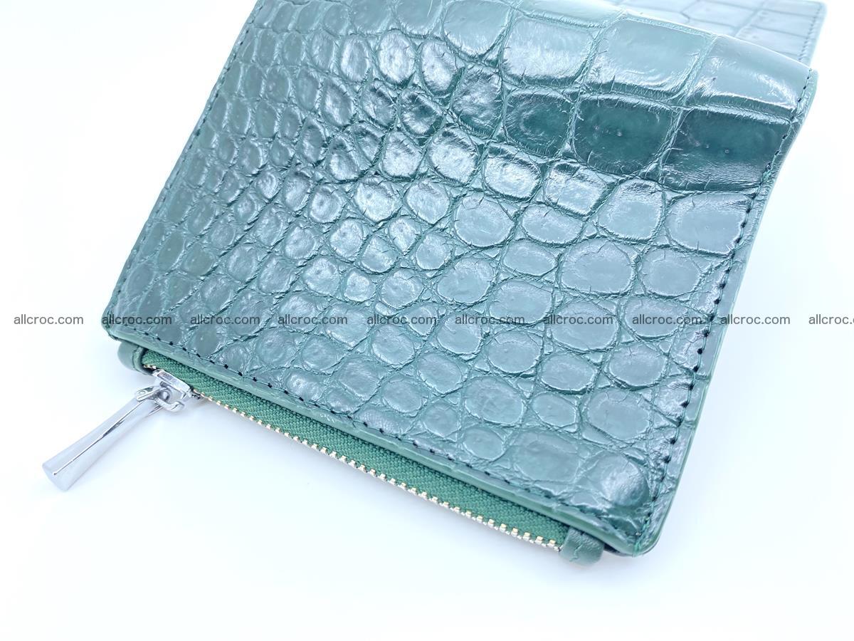 Crocodile leather vertical wallet HK 635 Foto 3