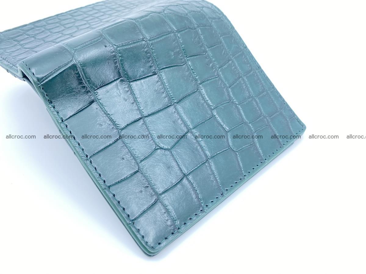 Crocodile leather vertical wallet HK 635 Foto 4