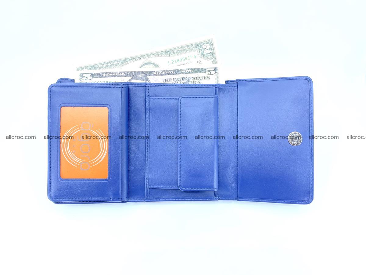Crocodile leather wallet for women 956 Foto 11