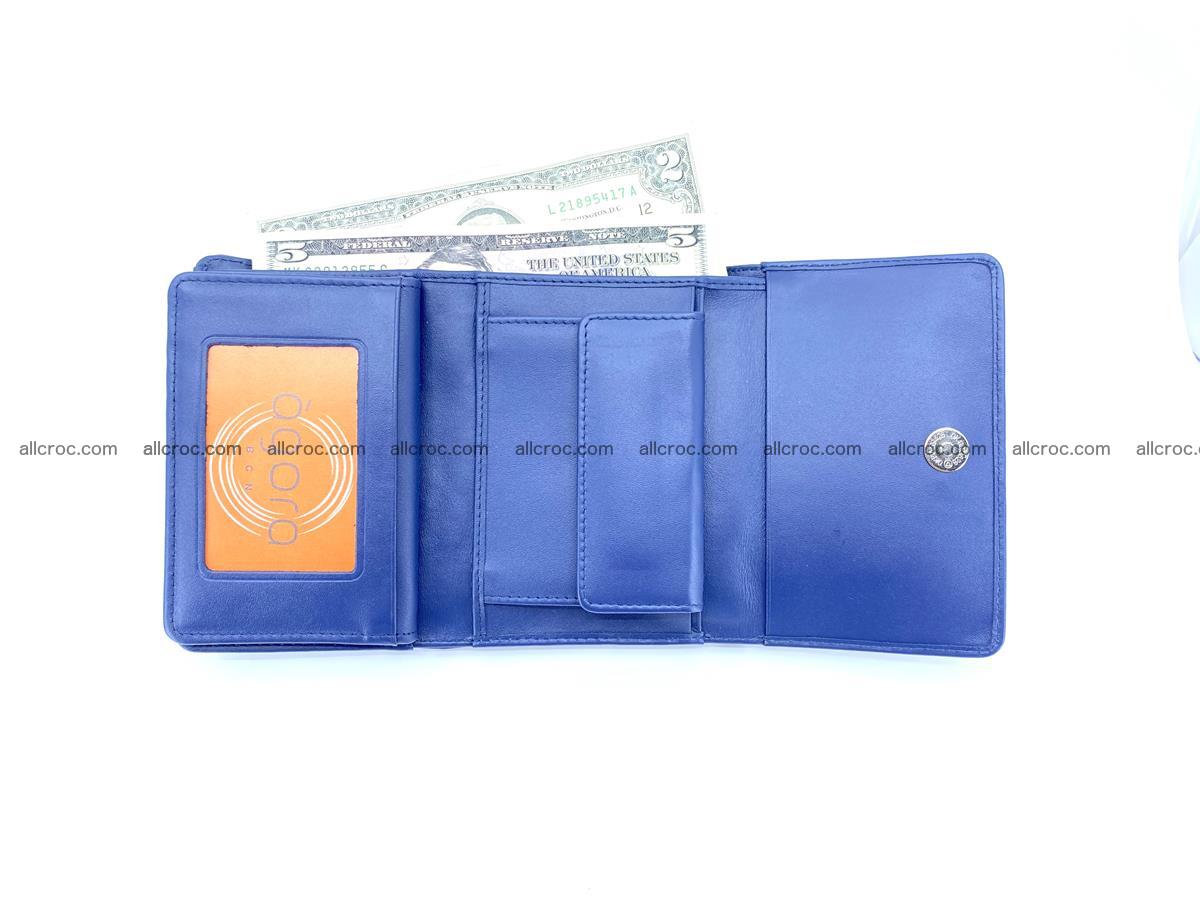 Crocodile leather wallet for women 956 Foto 12