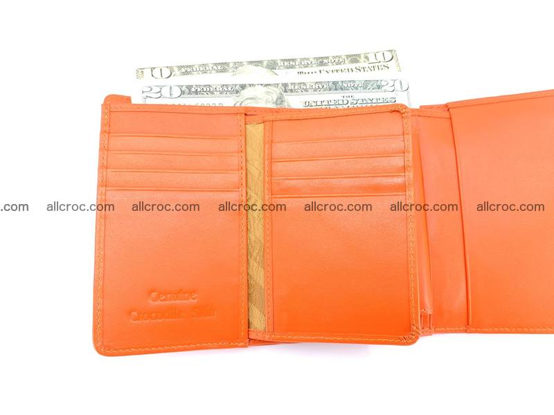 Crocodile leather wallet for women 542