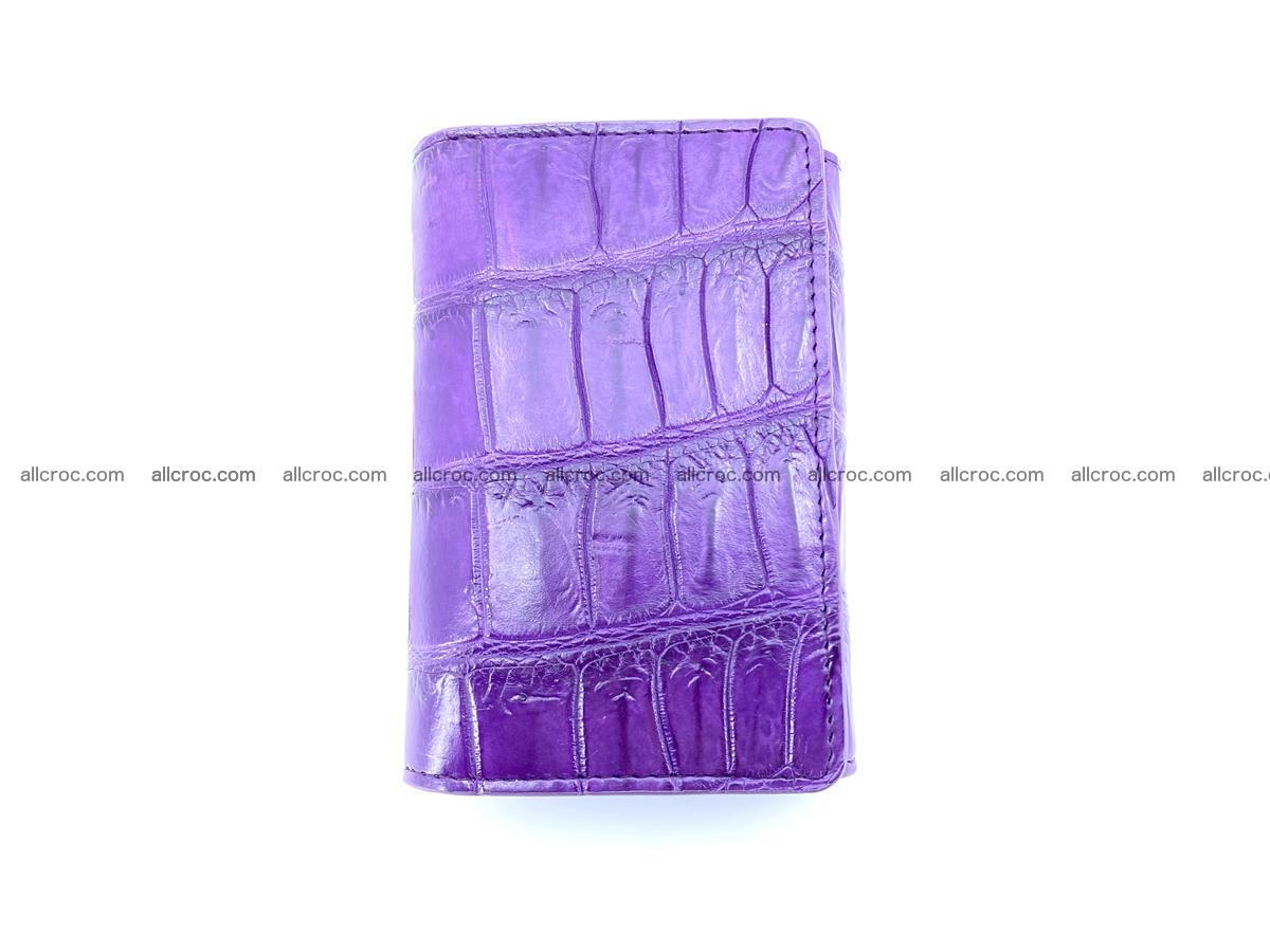Crocodile leather wallet for women 545 Foto 2