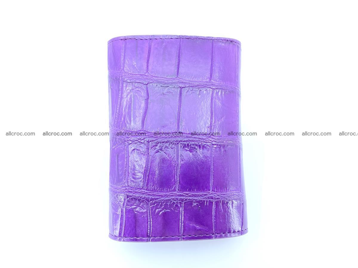Crocodile leather wallet for women 545 Foto 3