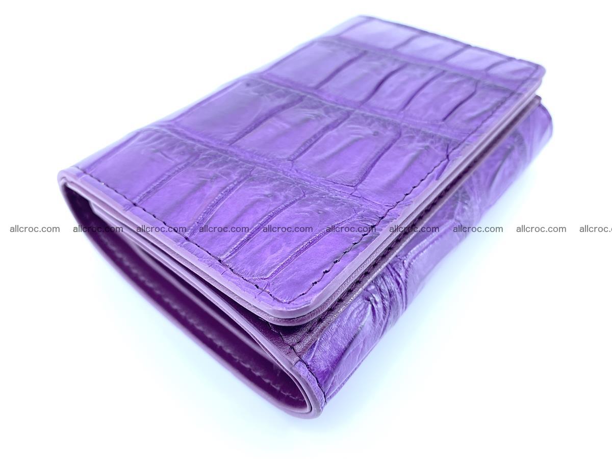 Crocodile leather wallet for women 545 Foto 4