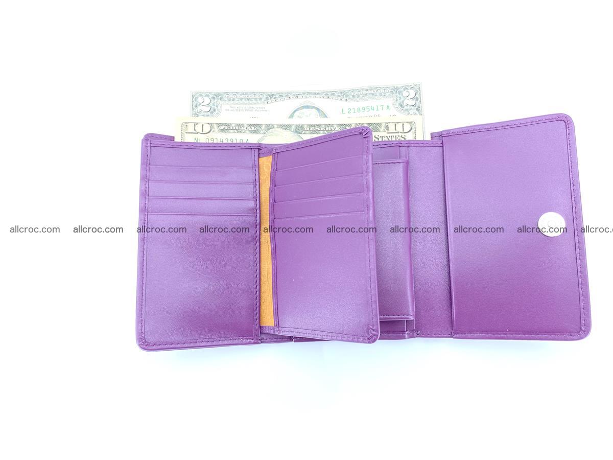 Crocodile leather wallet for women 546 Foto 9