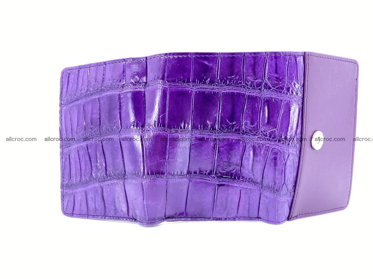 Crocodile leather wallet for women 545 Foto 6