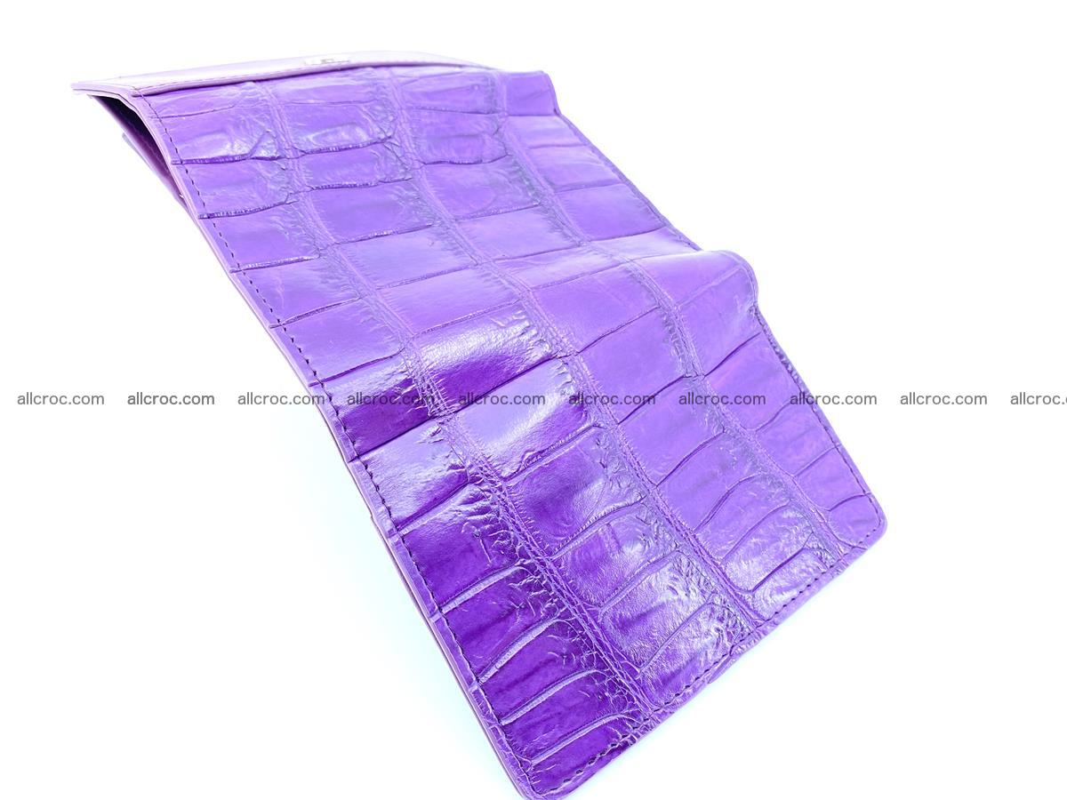 Crocodile leather wallet for women 545 Foto 8