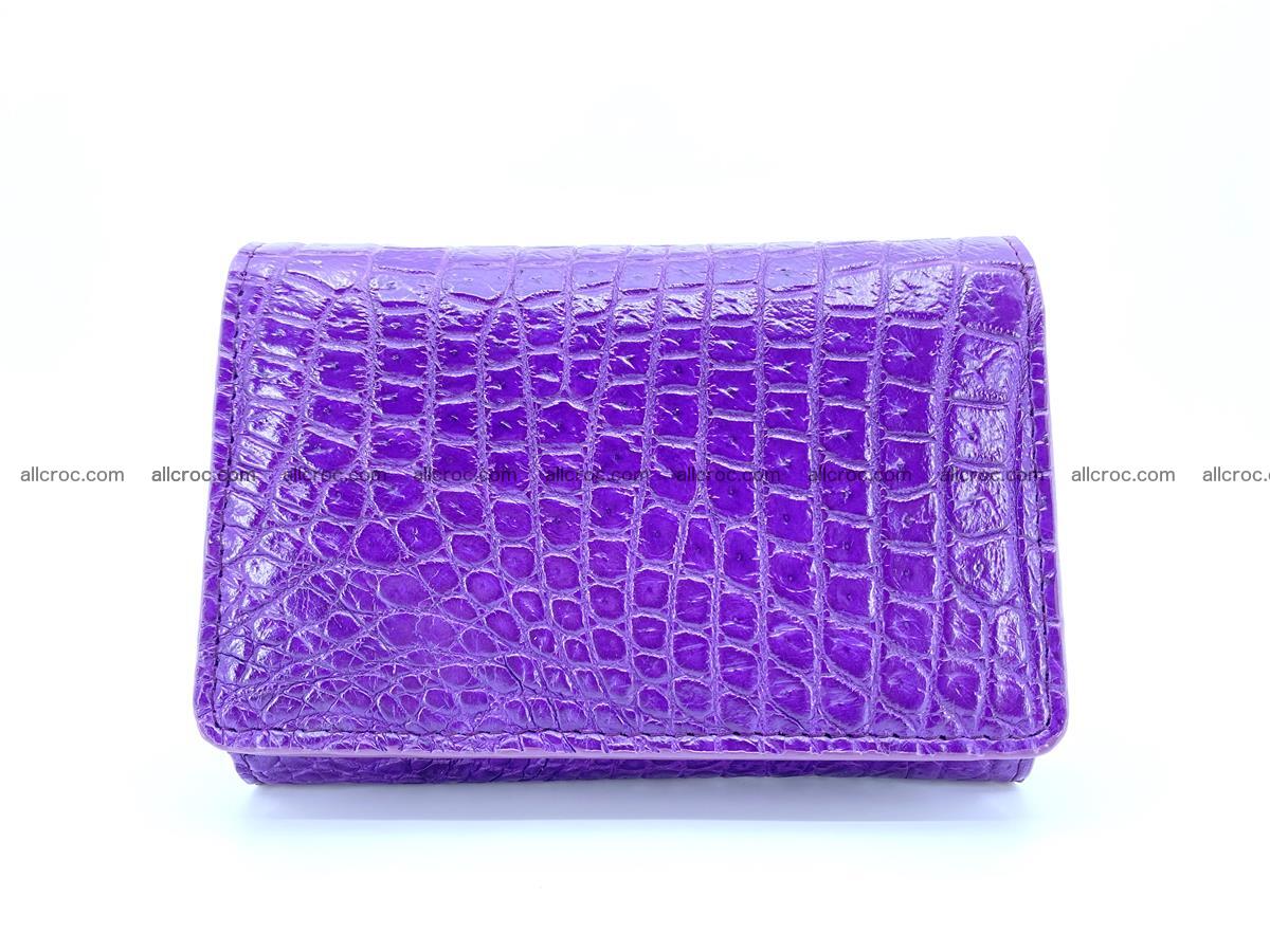Crocodile leather wallet for women 546 Foto 0