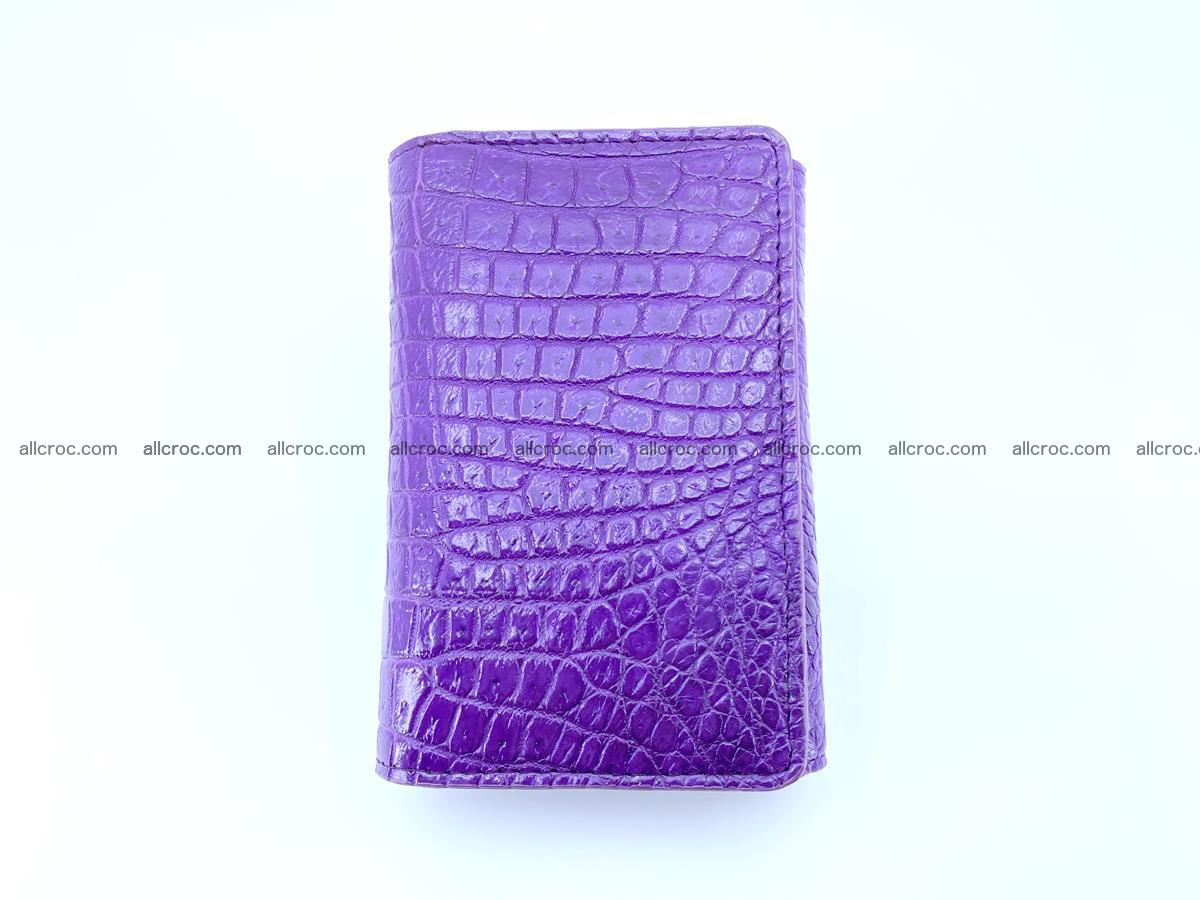 Crocodile leather wallet for women 546 Foto 2