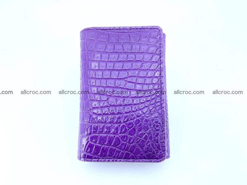 Crocodile leather wallet for women 546