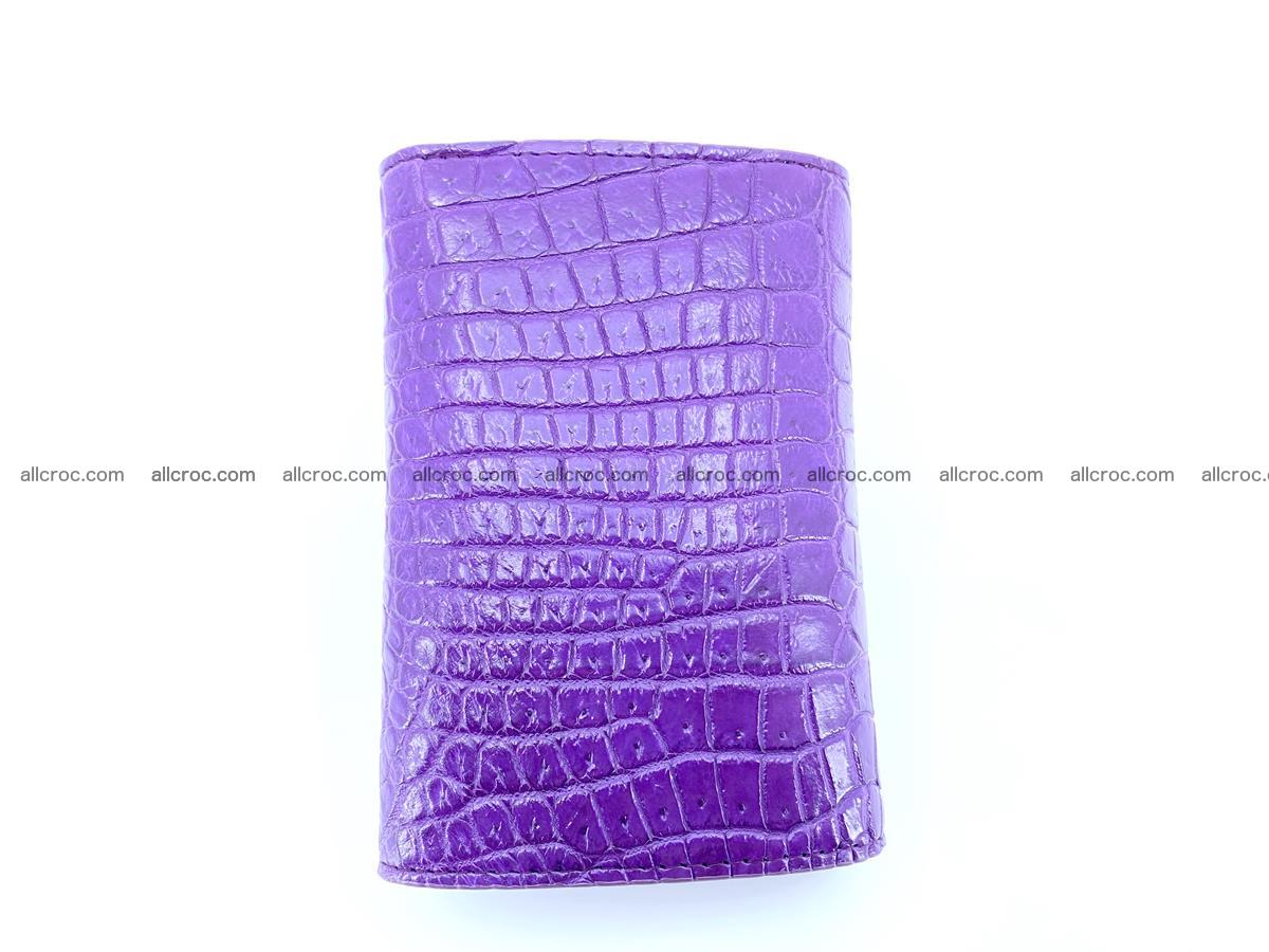 Crocodile leather wallet for women 546 Foto 3