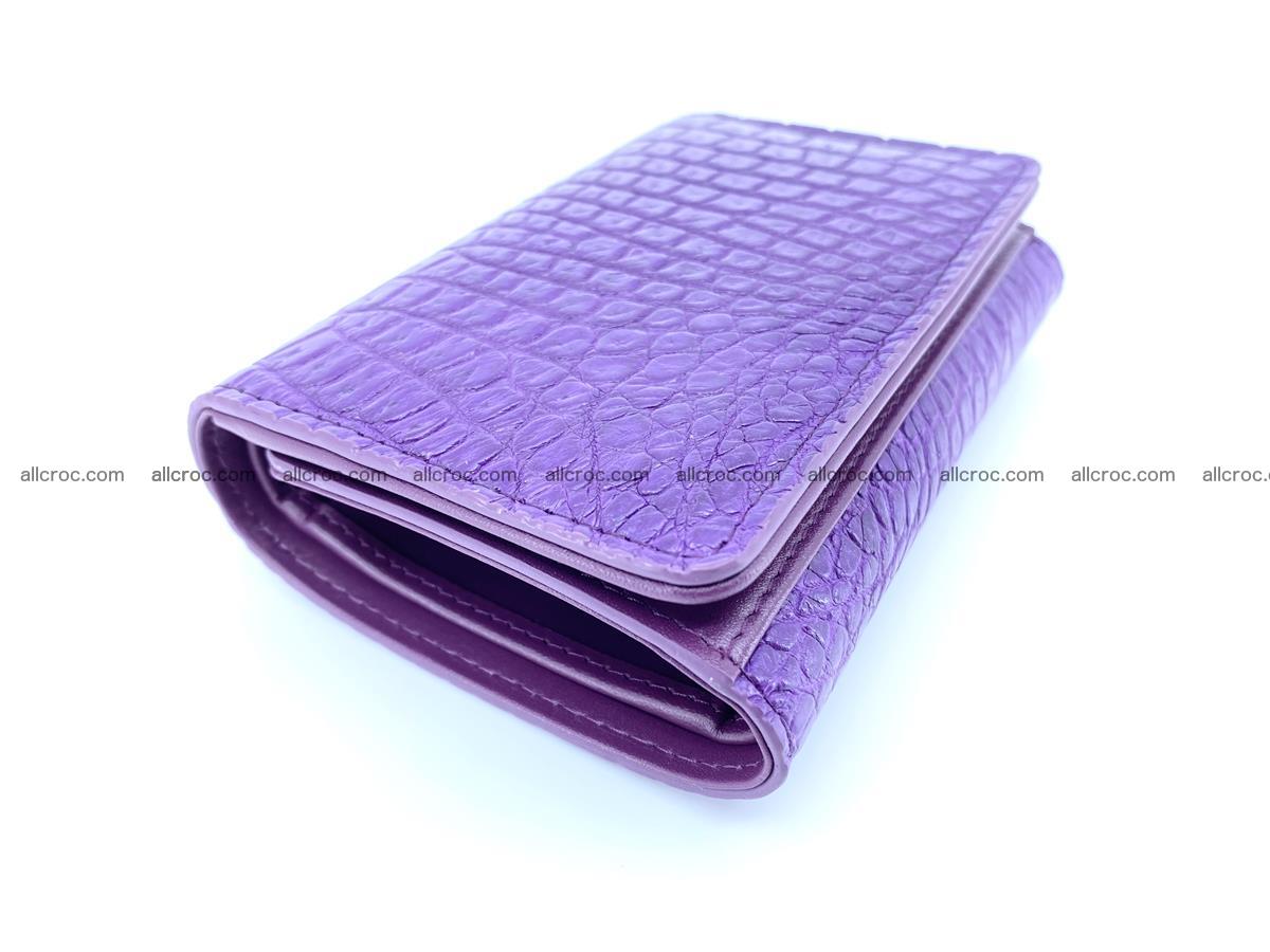 Crocodile leather wallet for women 546 Foto 4