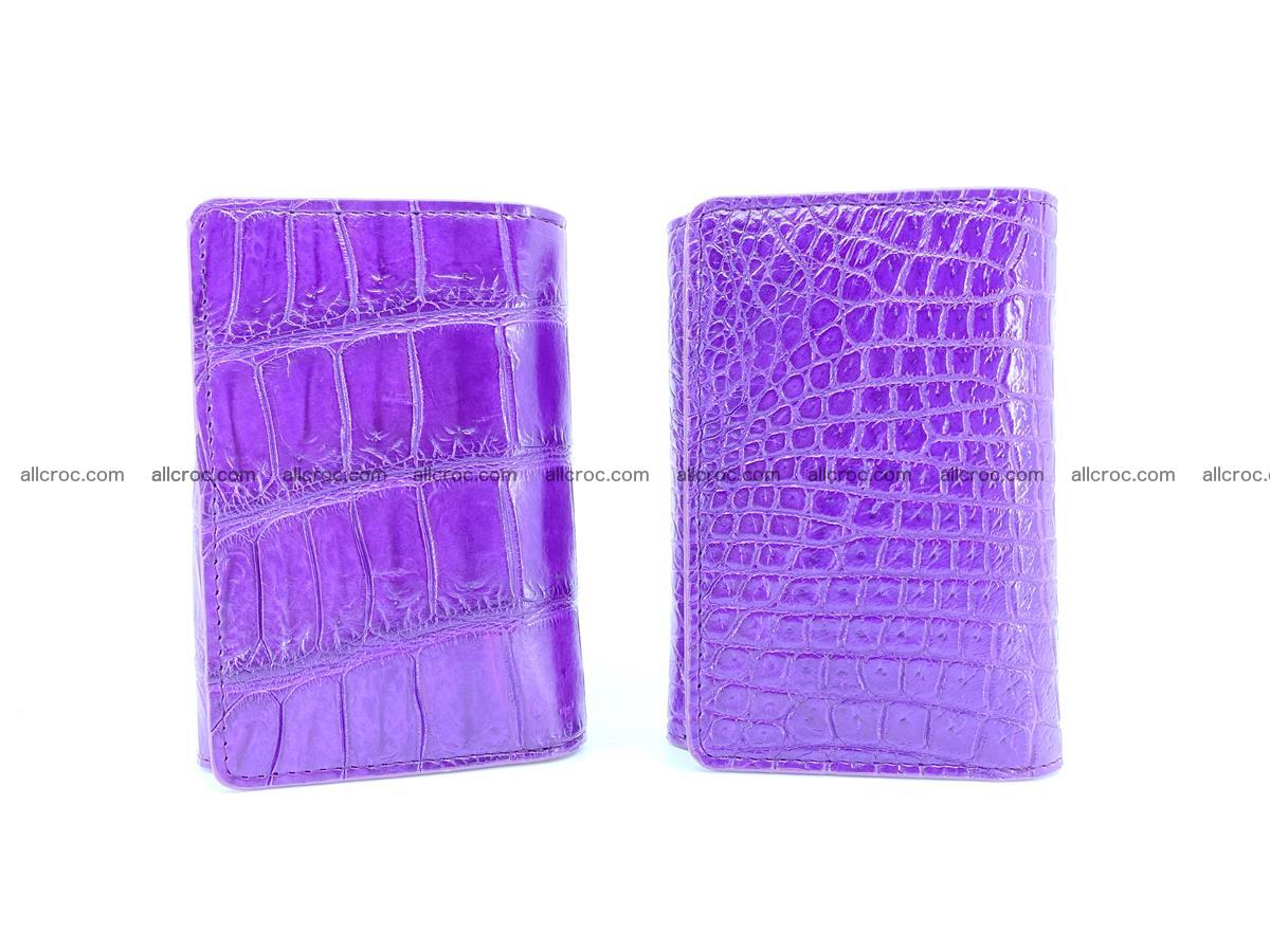 Crocodile leather wallet for women 545 Foto 12