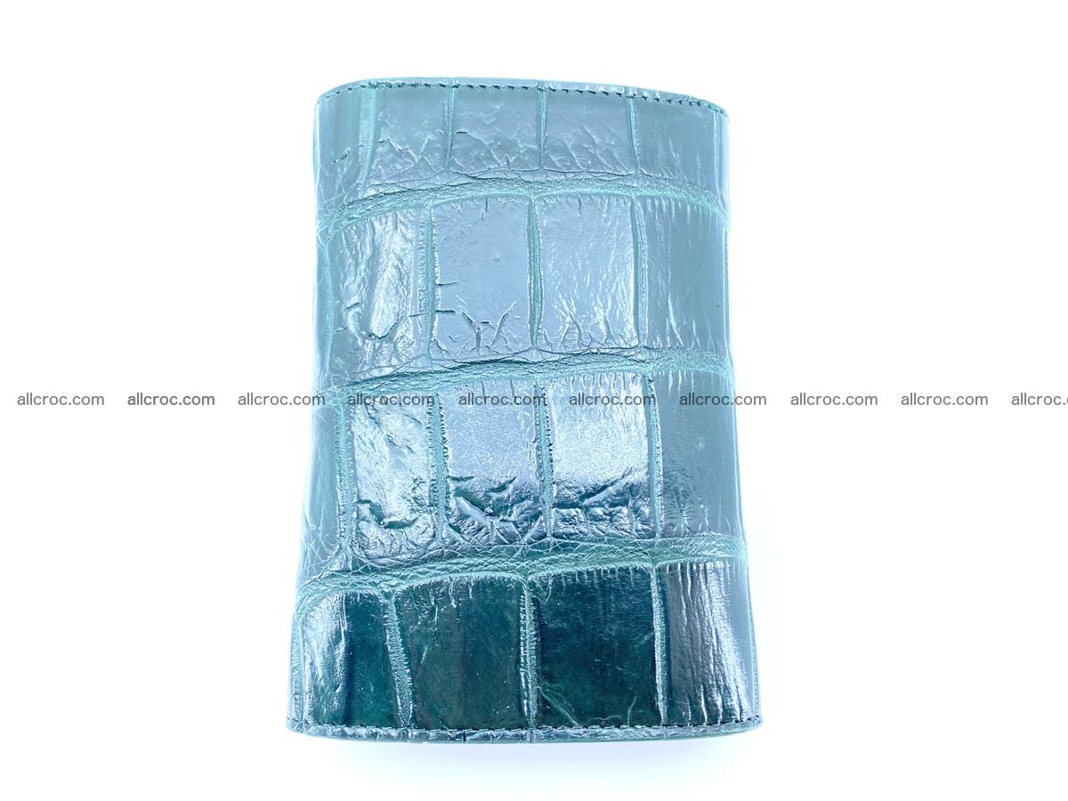 Crocodile leather wallet for women 954 Foto 4