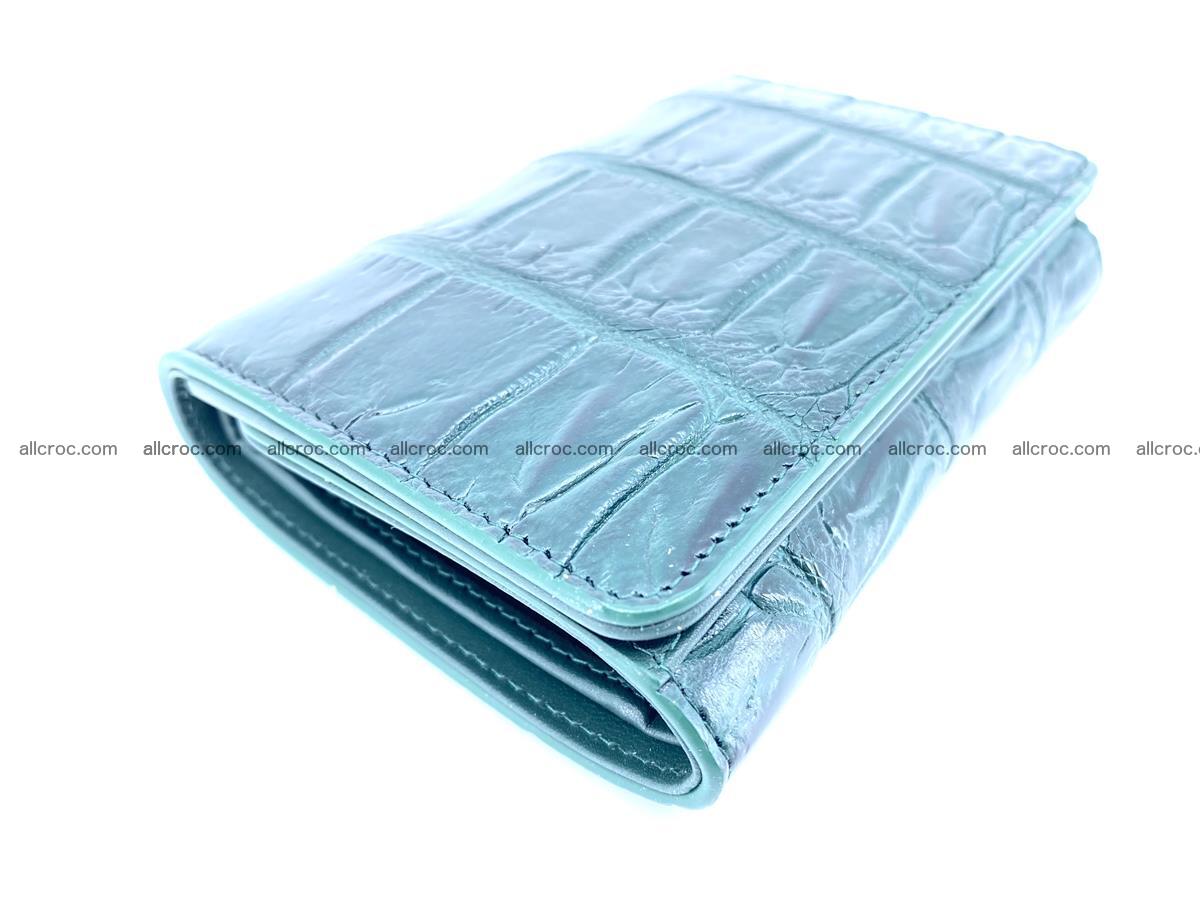 Crocodile leather wallet for women 954 Foto 2