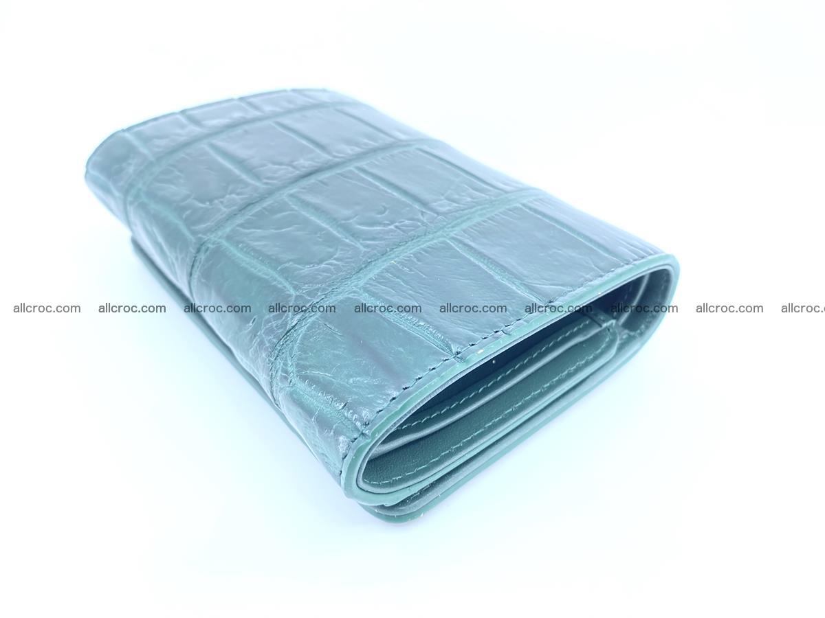 Crocodile leather wallet for women 954 Foto 3