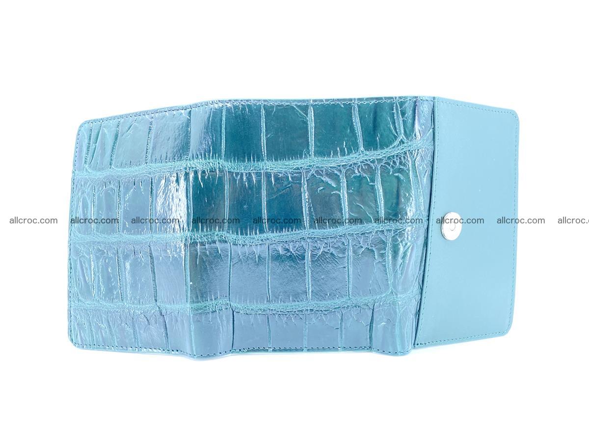 Crocodile leather wallet for women 954 Foto 6