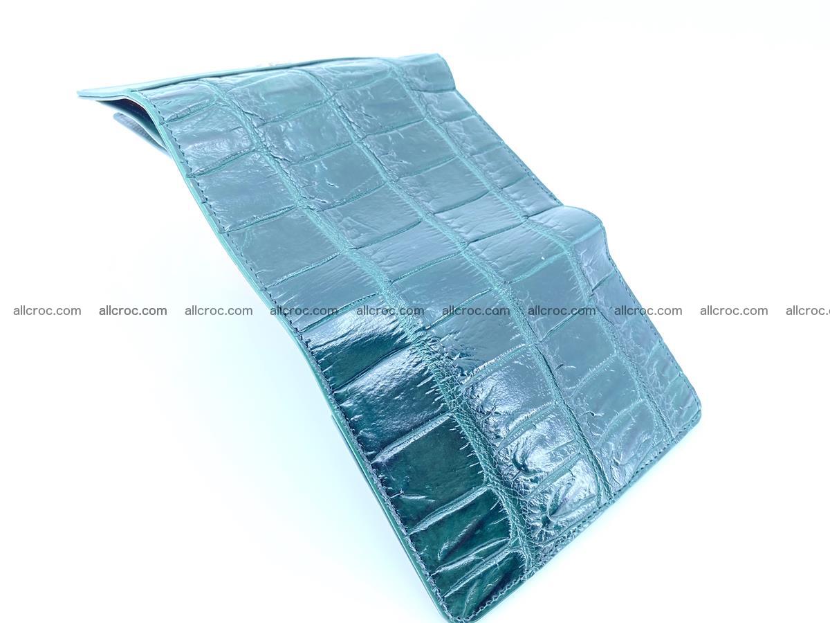 Crocodile leather wallet for women 954 Foto 8