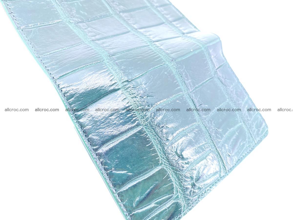 Crocodile leather wallet for women 954 Foto 7