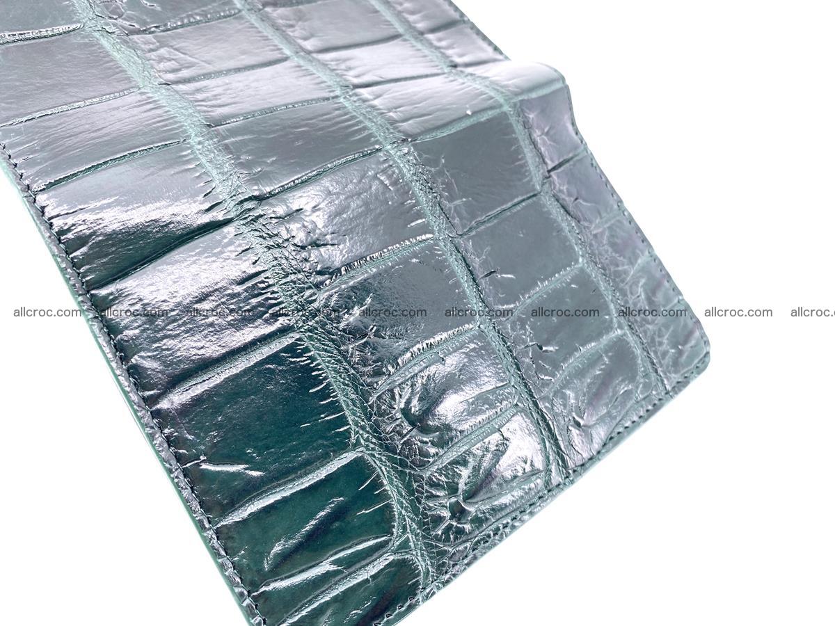 Crocodile leather wallet for women 954 Foto 9