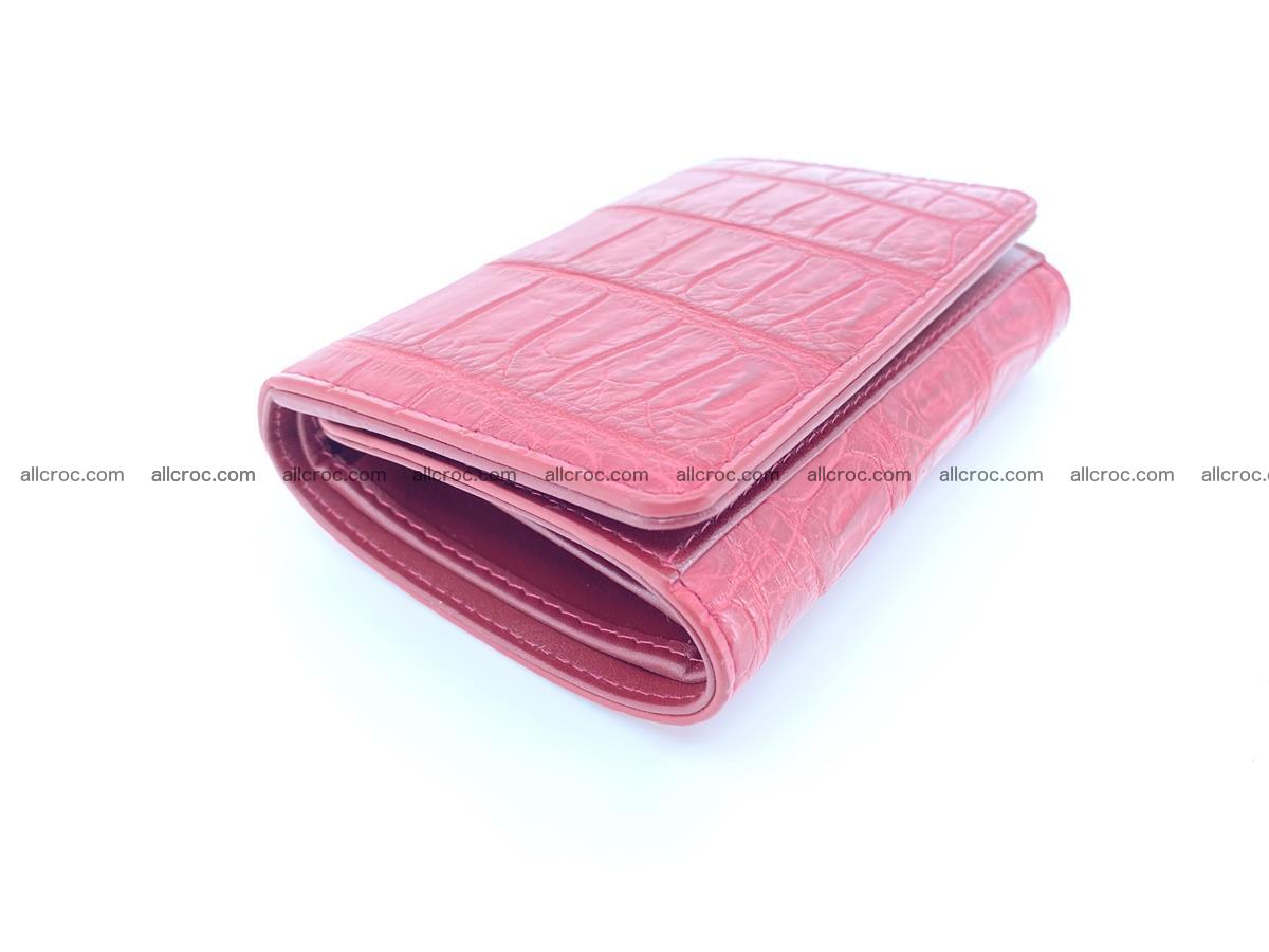 Crocodile leather wallet for women 543 Foto 4