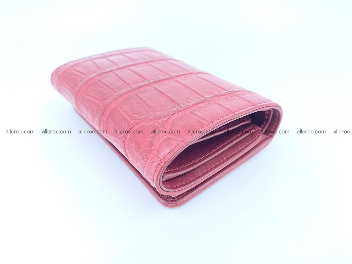 Crocodile leather wallet for women 543 Foto 5
